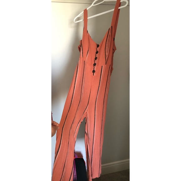 UO Striped Jumpsuit - Picture 1 of 2
